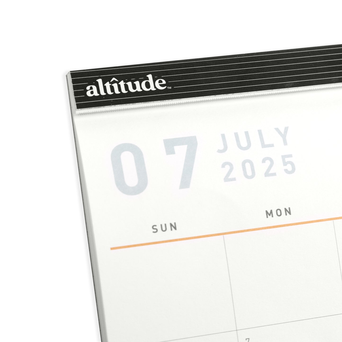 2025-2026 Academic Year Monthly Deskpad 12"x8" Cream: July 2025 to June 2026