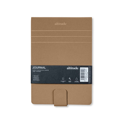 160pg Lined Journal 5.5"x 7.75" with Magnetic Closure - Earth Brown