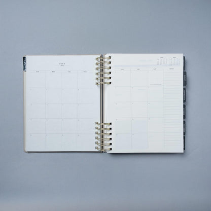15 Month 2026-2027 8"x 10" Monthly/Weekly Planner - Warm Gray