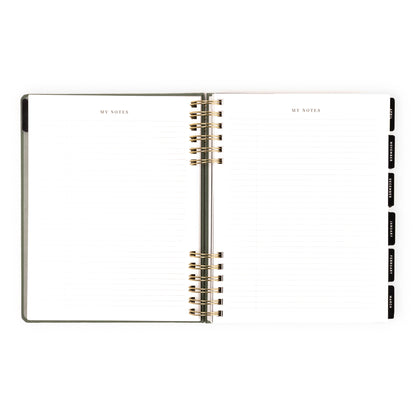 2026-2027 Weekly/Monthly Planner Sage Green