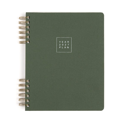 2026-2027 Weekly/Monthly Planner Sage Green