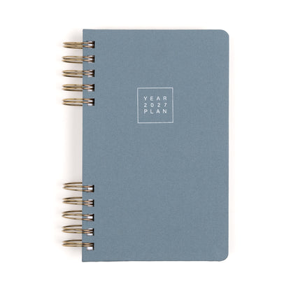2026-2027 Weekly/Monthly Planner Slate Blue