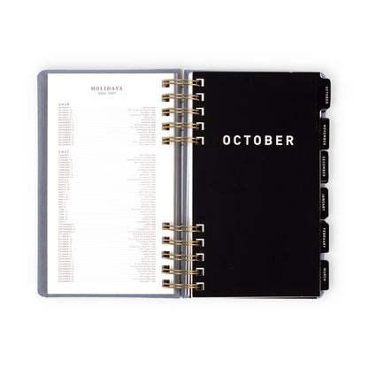 2026-2027 Weekly/Monthly Planner Slate Blue