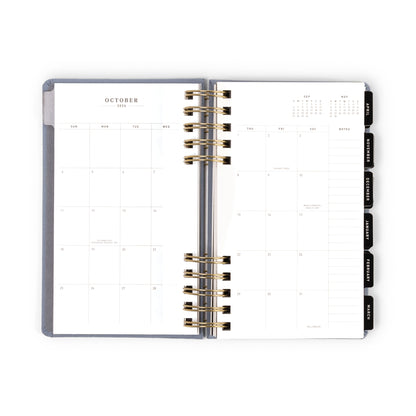 2026-2027 Weekly/Monthly Planner Slate Blue