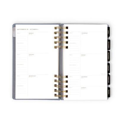 2026-2027 Weekly/Monthly Planner Slate Blue