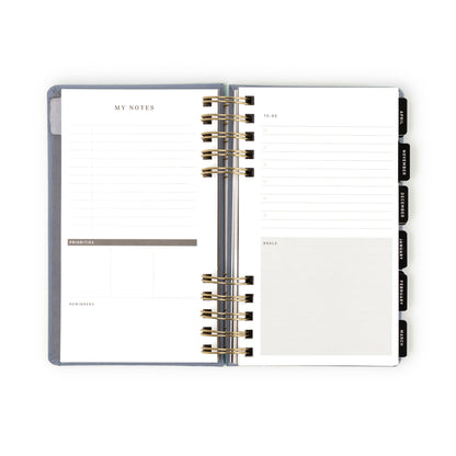 2026-2027 Weekly/Monthly Planner Slate Blue