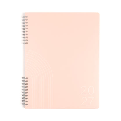 2027 Weekly/Monthly Planner Pink