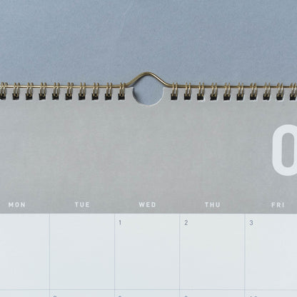 12 Month 2026-2027 12"x 15" Wall Calendar - Warm Gray